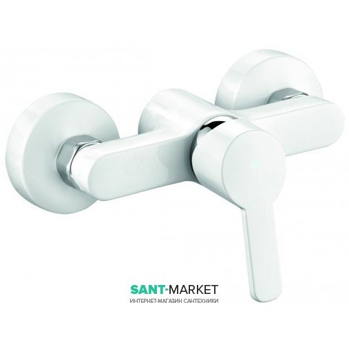 Смеситель для душа Kludi Logo Neo однорычажный  белый 378419175