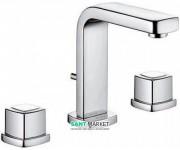 Смеситель для раковины Kludi Q-Beo двухрычажный на 3 отверстия 501430565