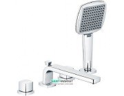 Смеситель для ванны Kludi Q-Beo двухвентильный на 4 отверстия хром 504240565