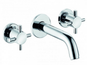 Смеситель для раковины Kludi BOZZ на три отверстия излив 180 мм хром 381450520