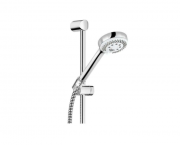 Душовий гарнітур 3S KLUDI LOGO довжина штанги 900 мм держатель прозорий пластик 6839005-00