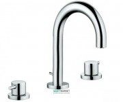 Смеситель для раковины Kludi BOZZ на три отверстия двухрычажный хром 383930576