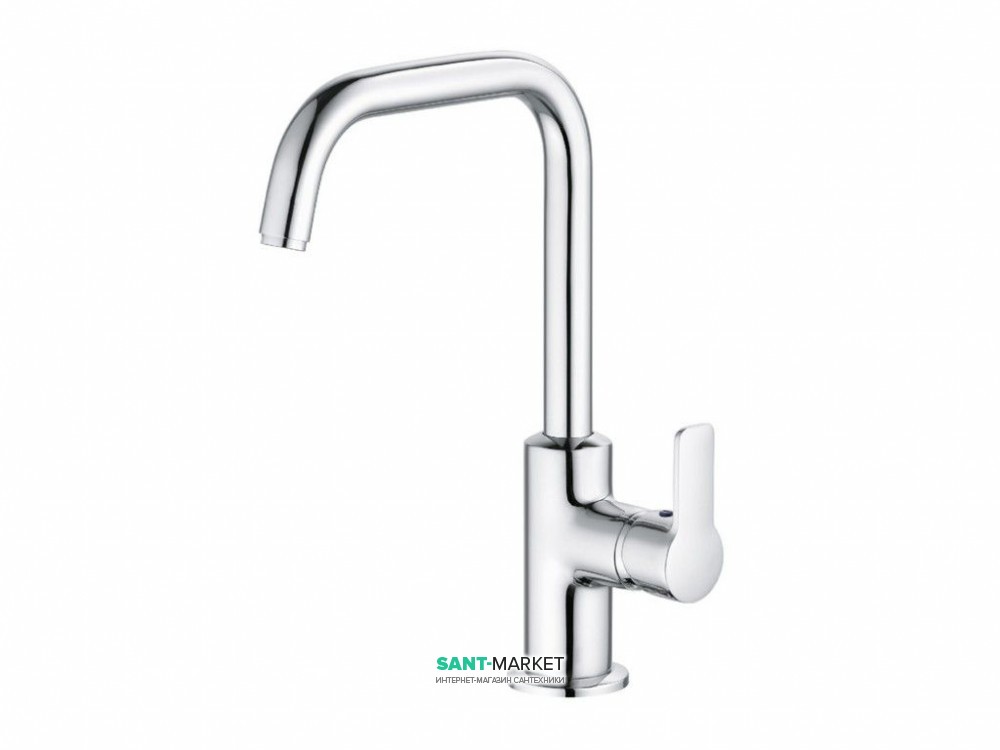 Смеситель для раковины Kludi Pure&Easy однорычажный с донным клапаном 370230565