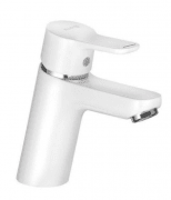 Смеситель для раковины Kludi Pure&Easy однорычажный белый 370289165