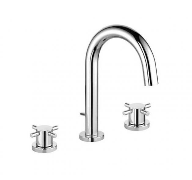 Змішувач для раковини Kludi BOZZ на три отвори двухвентильний хром 383930520