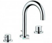 Смеситель для раковины Kludi BOZZ на три отверстия двухрычажный хром 383930576