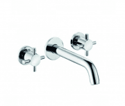 Смеситель для раковины Kludi BOZZ на три отверстия излив 180 мм хром 381460520