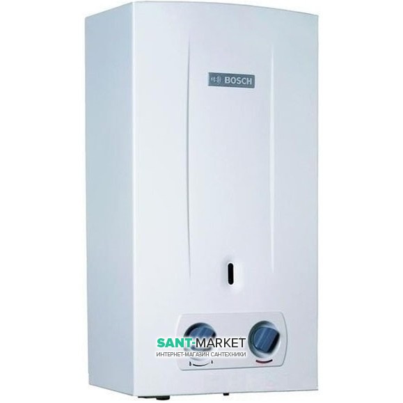 Газовая проточная колонка Bosch Therm 2000 O W 10 KB электророзжиг от батареек открытая камера сгорания 7736500992