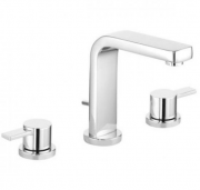 Смеситель для раковины Kludi ZENTA на три отверстия двухрычажный хром 383930575