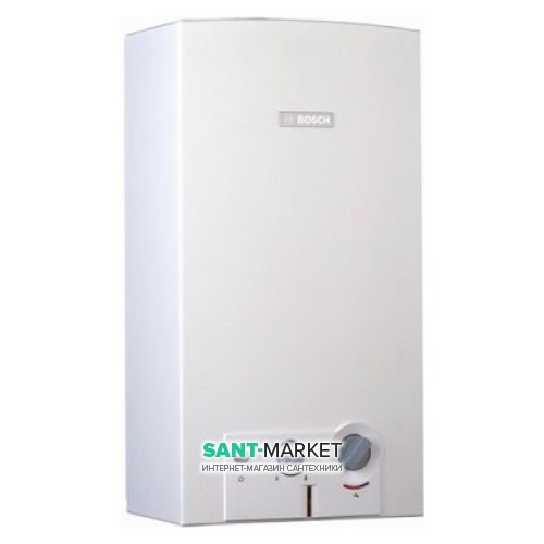 Газовая проточная колонка Bosch Therm 4000 O B WR 10-2 B электророзжиг от батареек открытая камера сгорания 7701331617