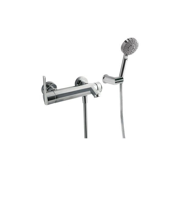 Смеситель однорычажный с душем для ванны Tres коллекция Lex-Tres хром 181474