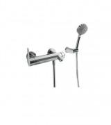 Змішувач одинважільний з душем для ванни Tres колекція Lex-Tres хром 181474