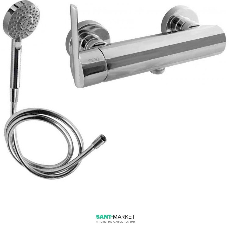 Змішувач для душа Tres Lex-Tres хром 181468