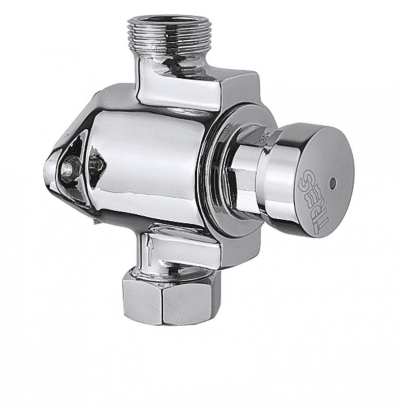 Кран нажімной для душа Tres Tempotres хром 112167