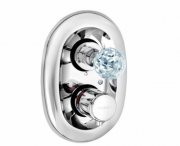 Смеситель встраиваемый для душа Kludi Adlon однорычажный с термостатом хром 5172005G5