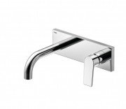 Смеситель для раковины однорычажный настенный Tres Project-Tres хром 21120001