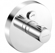 Смеситель для душа встраиваемый Kludi Push с термостатом для одного источника воды круглый хром 388020538