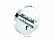 Смеситель для душа встраиваемый Kludi Push с термостатом для одного источника воды круглый хром 388040538