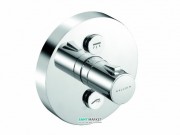 Смеситель для душа встраиваемый Kludi Push с термостатом для двух источников воды круглый хром 388120538