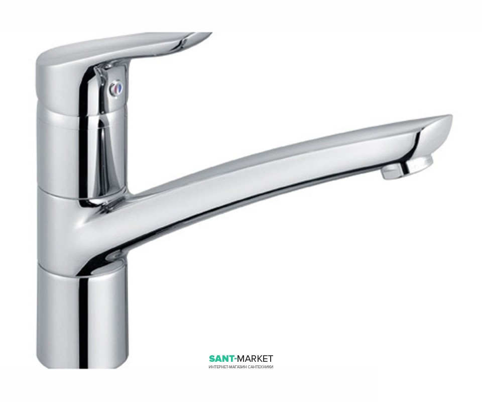 Смеситель для кухни Kludi Tercio высокий однорычажный хром 389400575