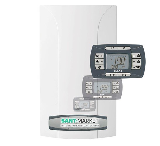 Газовий котел Baxi Luna-3 Comfort 240 i двоконтурний димохідний CSE452243580