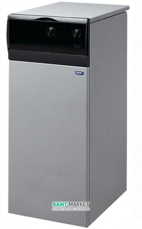 Газовый котел Baxi Slim 1.230 i одноконтурный дымоходный напольный WSB431233012