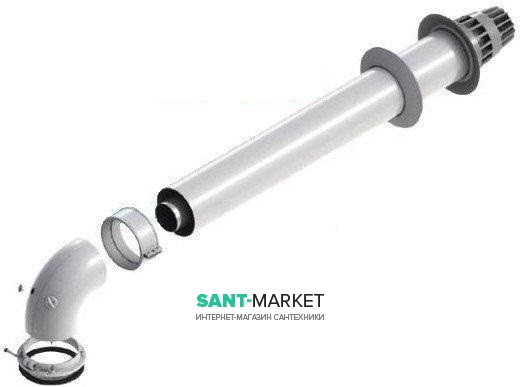 Коаксіальний комплект для газових конденсаційних котлів Baxi 60/100/750 мм CK-LN 01