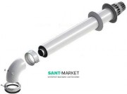 Коаксіальний комплект для газових конденсаційних котлів Baxi 60/100/750 мм CK-LN 01