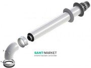 Коаксиальный комплект для газовых конденсационных котлов Baxi 60/100/750 мм CK-LN 01