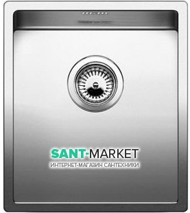 Мойка для кухни прямоугольная Blanco CLARON 340-IF нержавеющая сталь  зеркальная полировка 521570
