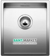 Мойка для кухни прямоугольная Blanco CLARON 340-IF нержавеющая сталь  зеркальная полировка 521570