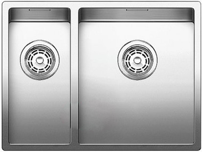 Мойка для кухни прямоугольная Blanco CLARON 340/180-IF чаша справа  нержавеющая сталь  зеркальная полировка 521608