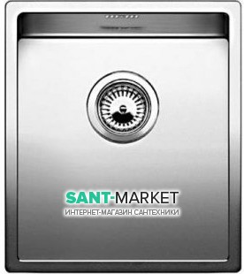 Мийка для кухні прямокутна Blanco CLARON 340-U нержавіюча сталь дзеркальне полірування 521571