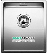 Мойка для кухни прямоугольная Blanco CLARON 340-U нержавеющая сталь  зеркальная полировка 521571