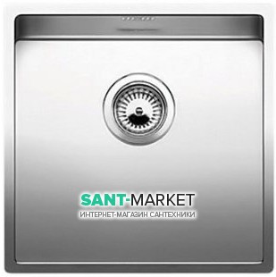 Мойка для кухни прямоугольная Blanco CLARON 400-U нержавеющая сталь  зеркальная полировка 521573