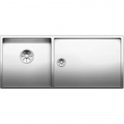Мойка для кухни прямоугольная Blanco CLARON 400/550-Т-U чаша слева  нержавеющая сталь  зеркальная полировка 521601