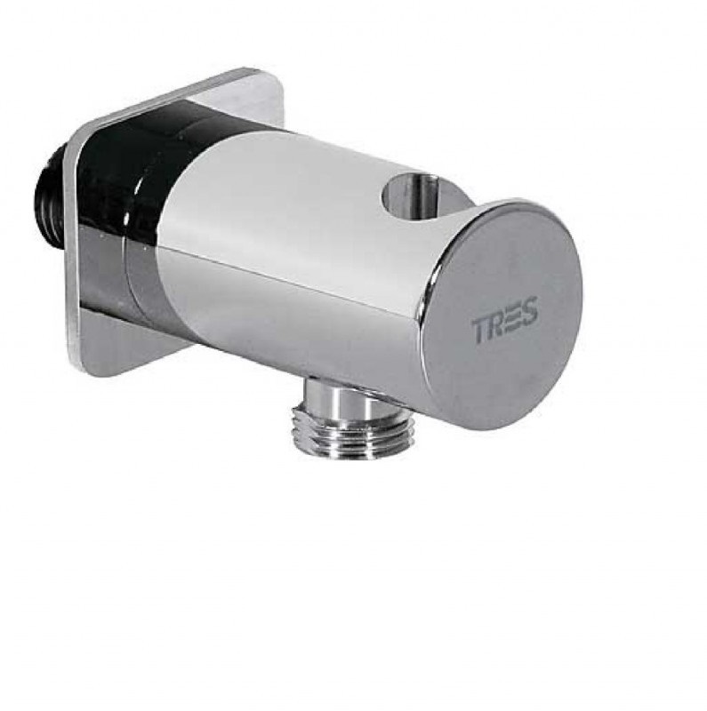 Подключение с держателем Tres Docce хром 13425001