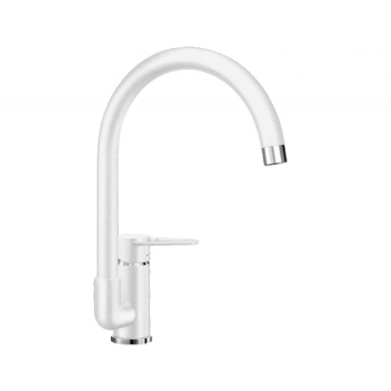 Смеситель для кухни Blanco JETA однорычажный  боковой излив  белый 519730