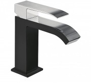 Змішувач для раковини одноважеля Tres Cuadro Tres хром / чорний 00610101NED