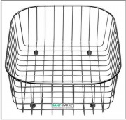 Корзина для посуды Blanco нержавеющая сталь 514238