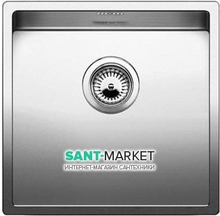 Мойка для кухни квадратная Blanco CLARON 400-IF нержавеющая сталь  зеркальная полировка 521572