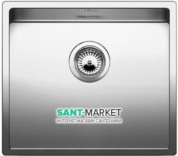 Мийка для кухні прямокутна Blanco CLARON 450-IF нержавіюча сталь дзеркальна поліровка 521 574