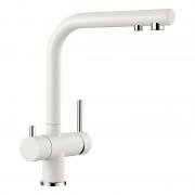 Змішувач для кухні Blanco FONTAS II SILGRANIT 2в1 для звичайної і фільтрованої води білий 523134