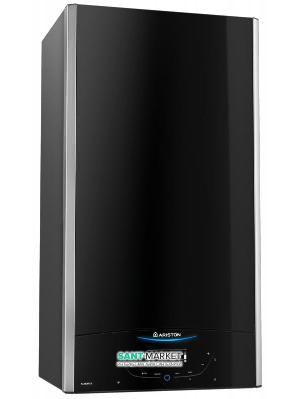 Газовый котел Ariston ALTEAS X 35 FF NG двухконтурный турбированный черный 3300849