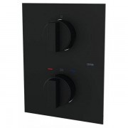 Смеситель с термостатом скрытый (встраиваемый) GRB Kala Black черный 60120601