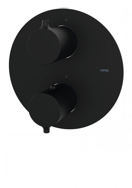 Смеситель с термостатом скрытый (встраиваемый)  GRB Time Black черный 47120472