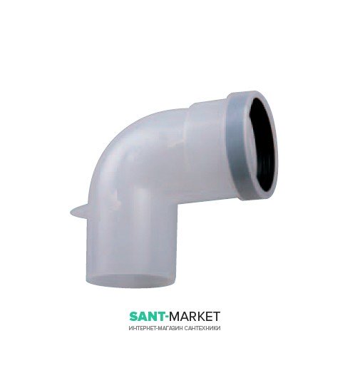 Відведення 90 ° Ø80 Bosch AZB 619 пластик сірий 7719001534