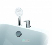 Смеситель однорычажный однорычажный на борт ванны однорычажный GRB Premier c душем хром 50230500