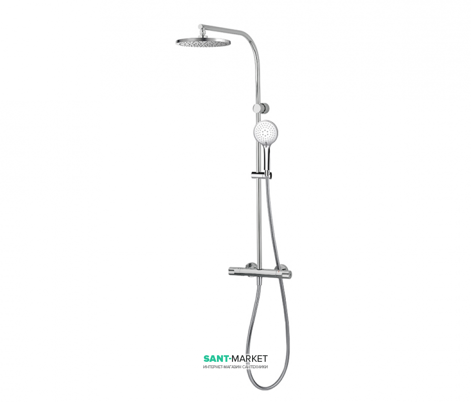 Душова система GRB Tender з термостатом хром 137900XL