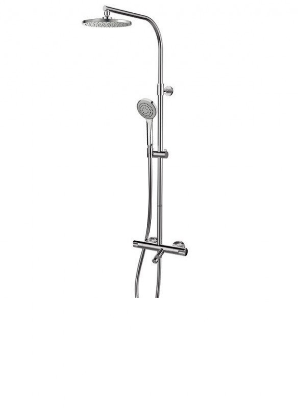 Душевая система GRB Tender с термостатом латунь хром 40433400TL